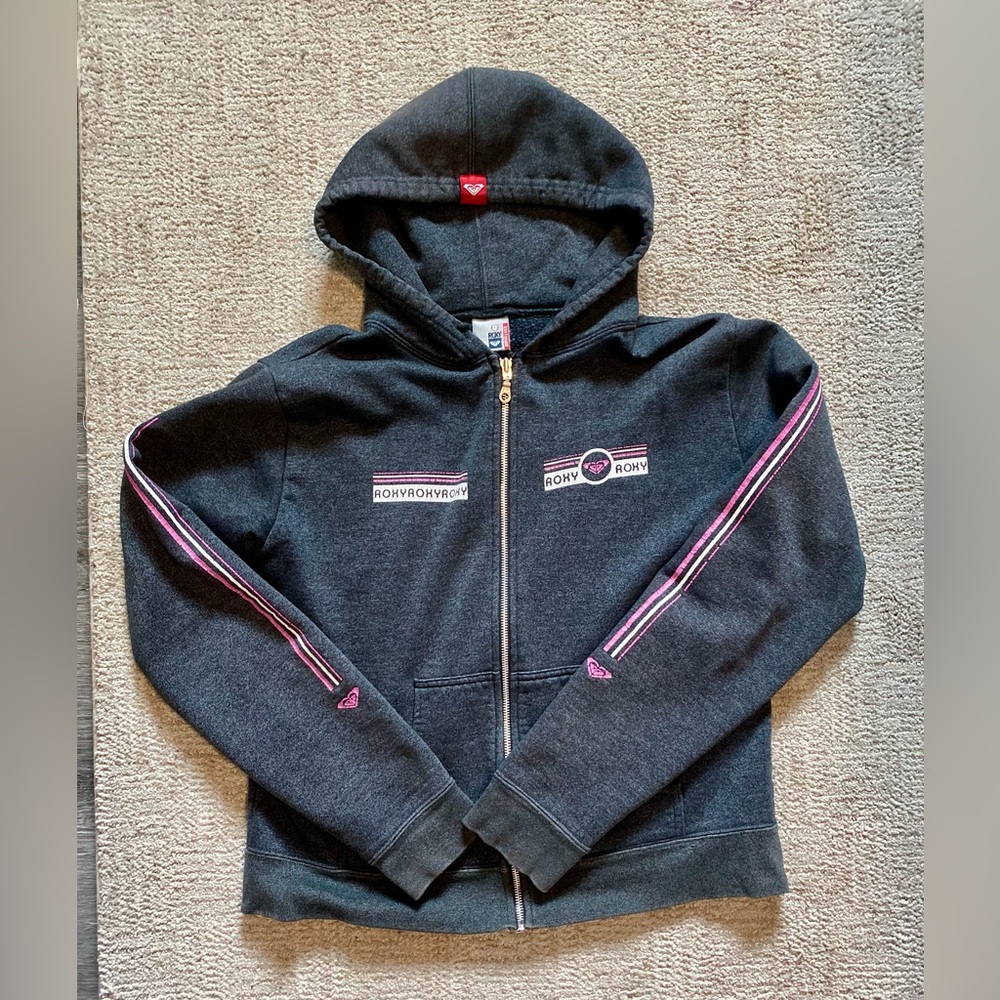 š¤ Roxy by Quiksilver Womenās Zip-Up Hoodie ā Size L